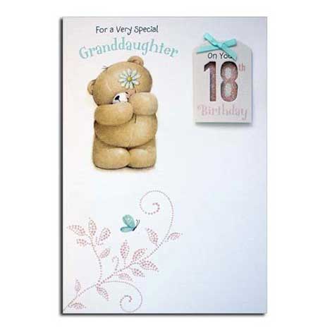 Granddaughters 18th Birthday Forever Friends Card
